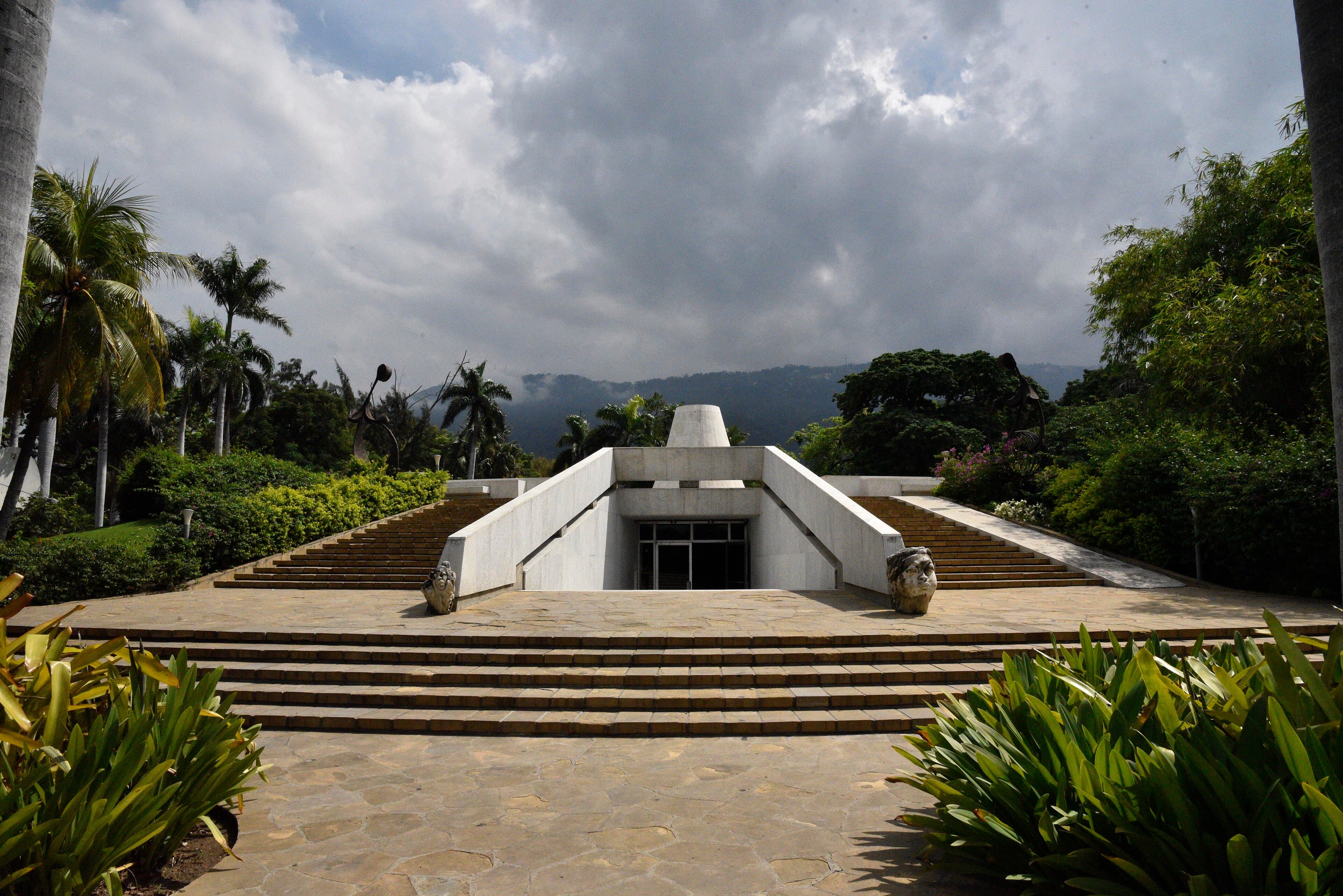 Les jardins du MUPANAH, à Port-au-Prince
